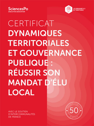 Certificat de formation : Dynamiques territoriales et gouvernance publique